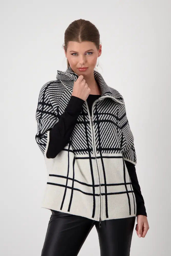 Monari Troyer Knitted Jacket Style 807965