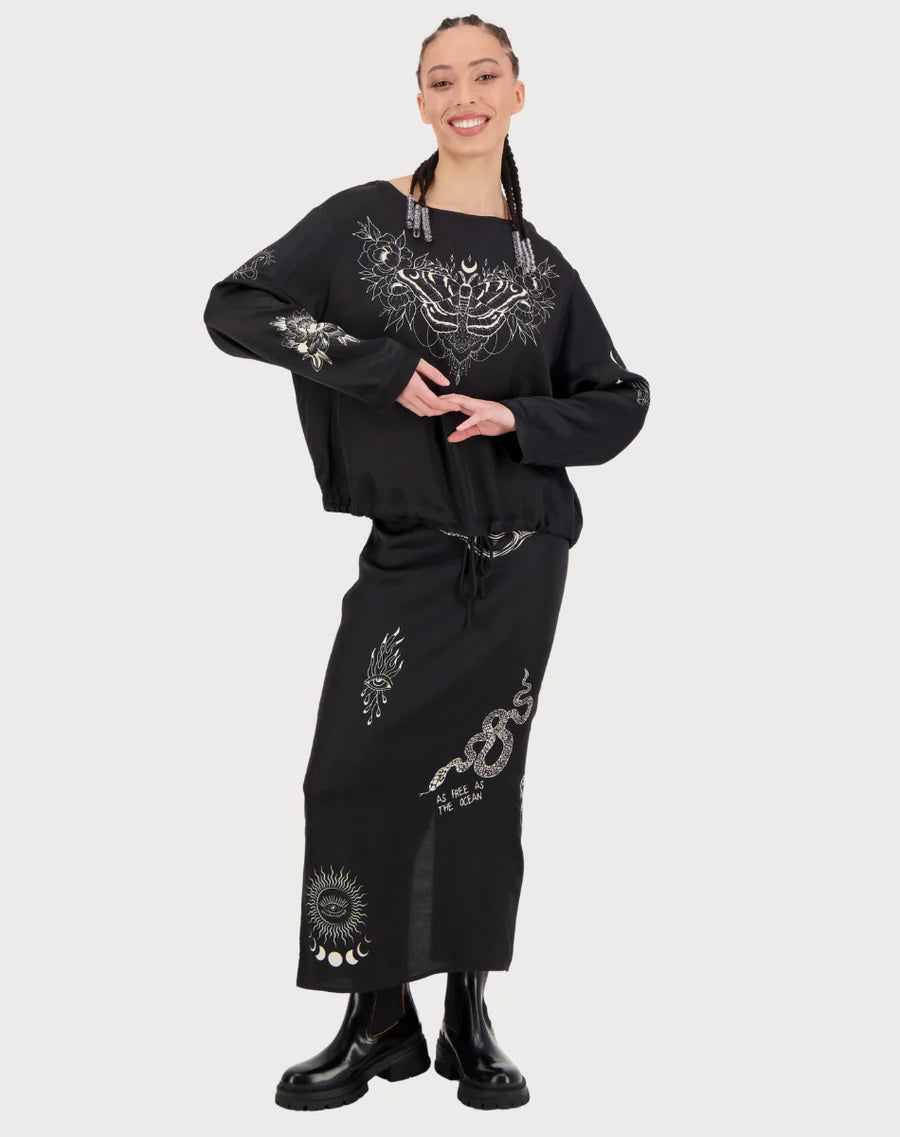 Me369 Beatrice Blouson Top - Magic