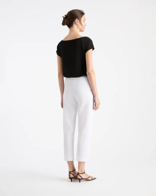 Mela Purdie Cropped Pant F65 1348 - White or Ether