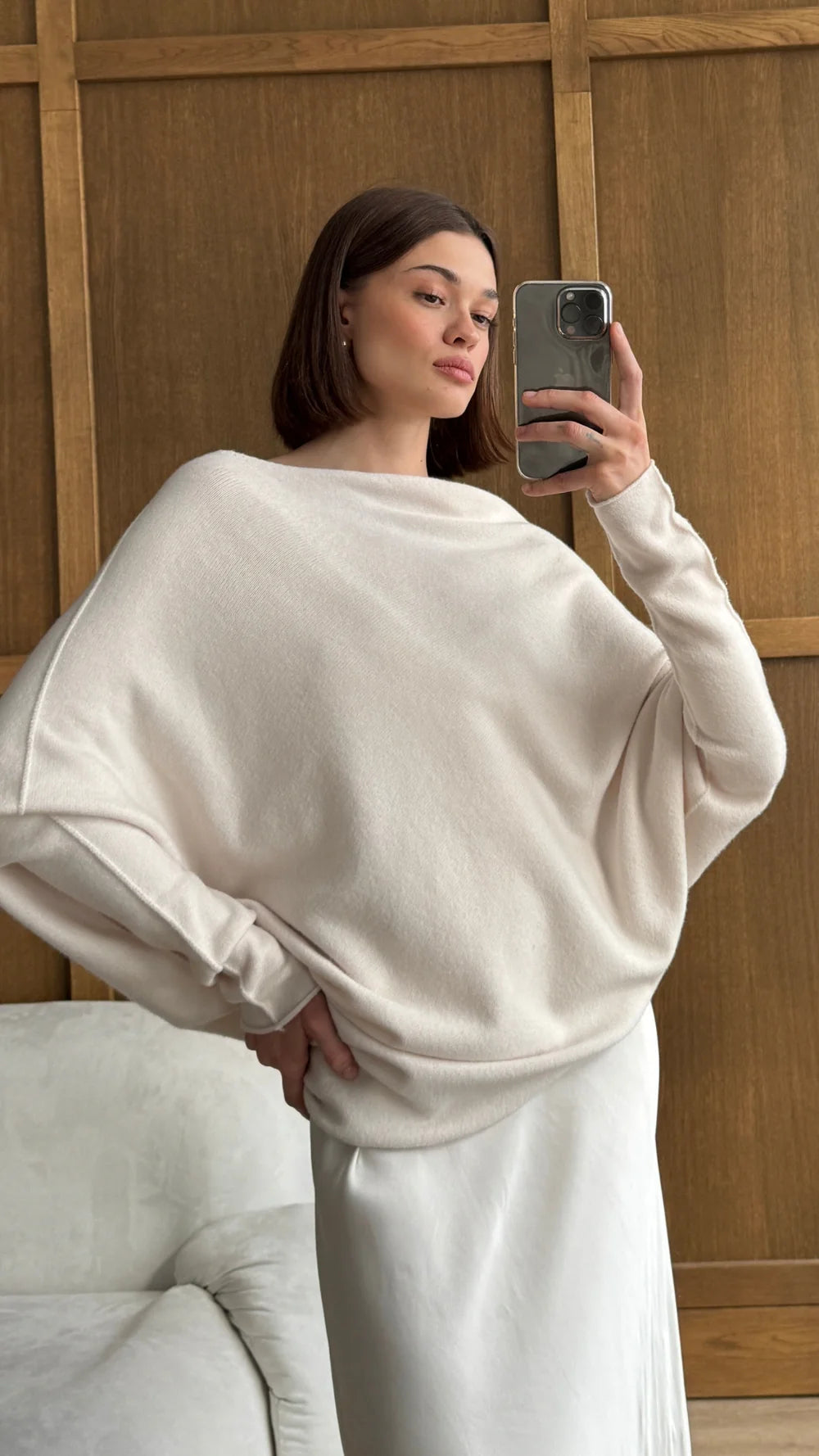 Charli London NATALIE Sweater - IVORY