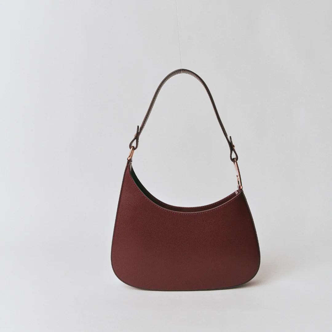 Vestirsi Alyssa Bordeaux Asymmetrical Bag