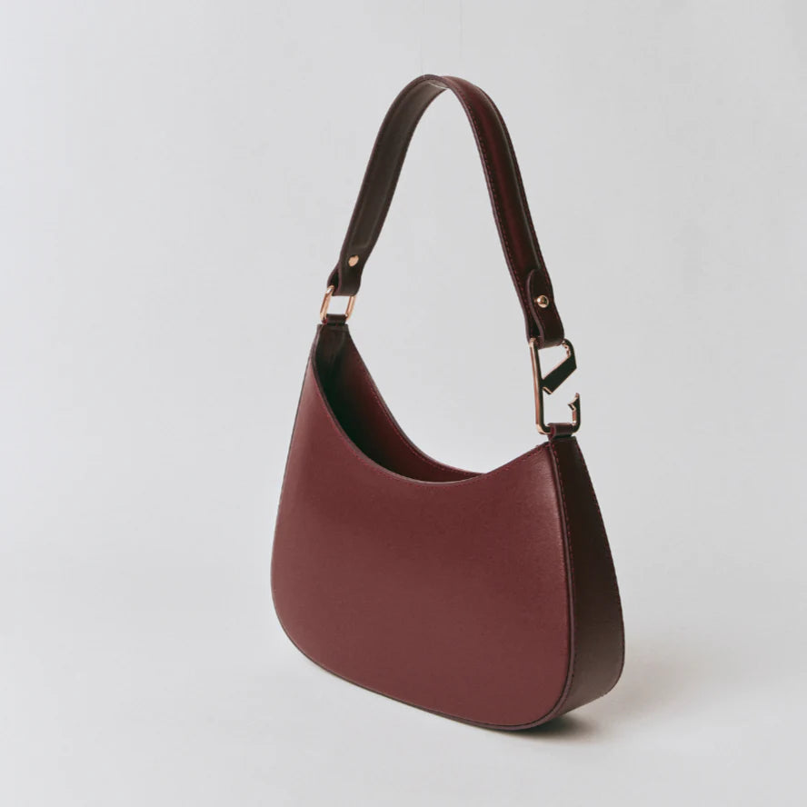 Vestirsi Alyssa Bordeaux Asymmetrical Bag
