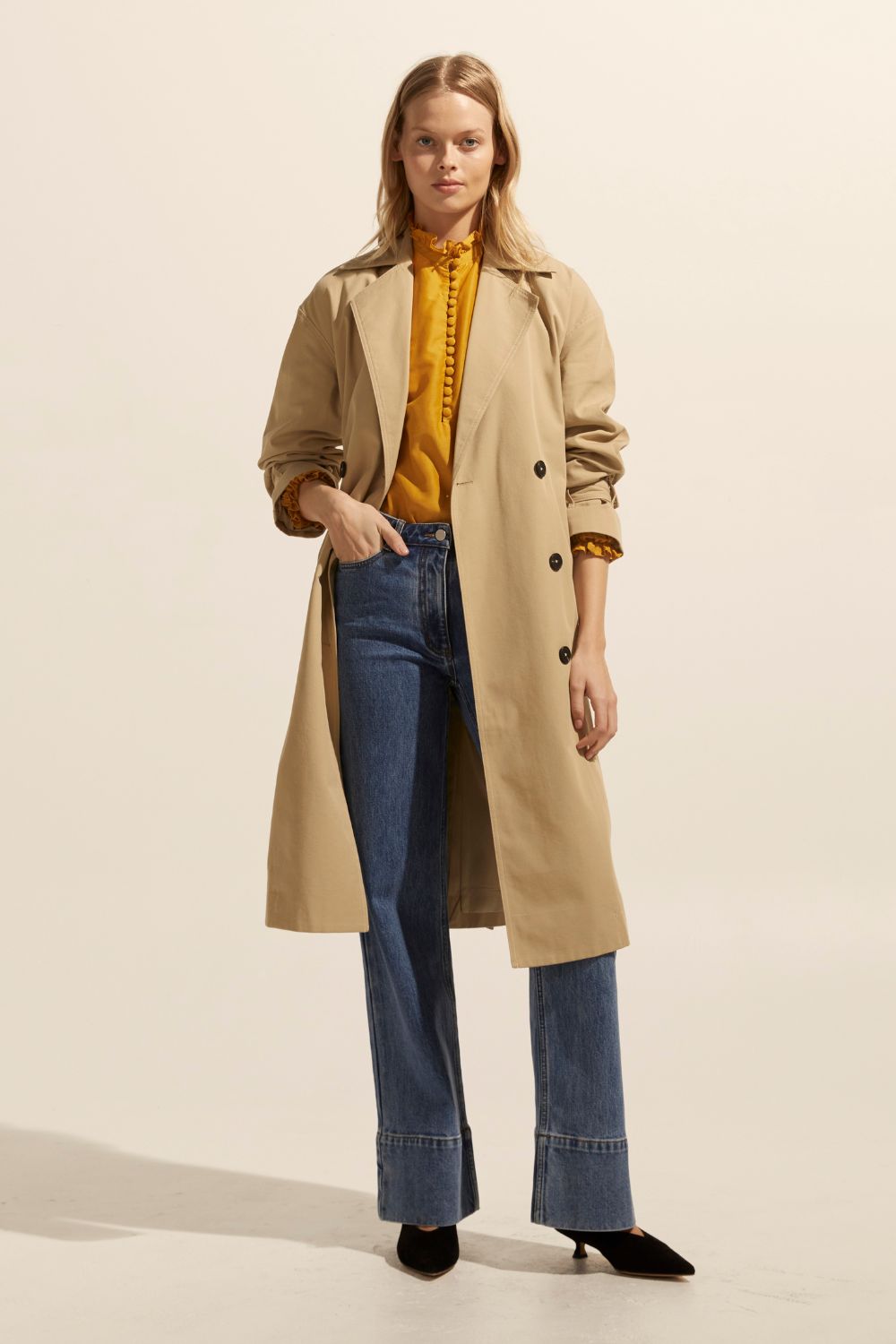 Zoe Kratzmann Agent Coat - Stone