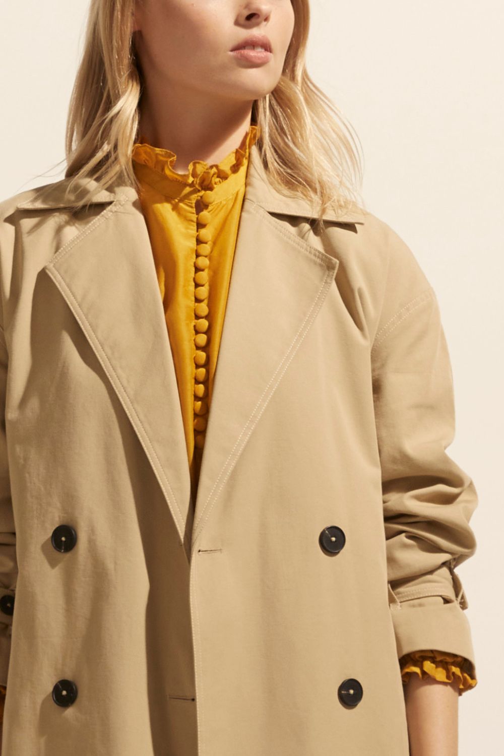 Zoe Kratzmann Agent Coat - Stone
