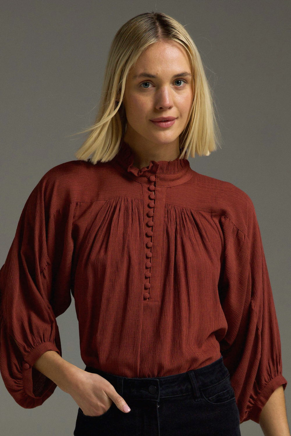 Zoe Kratzmann Crescendo Top - Russet
