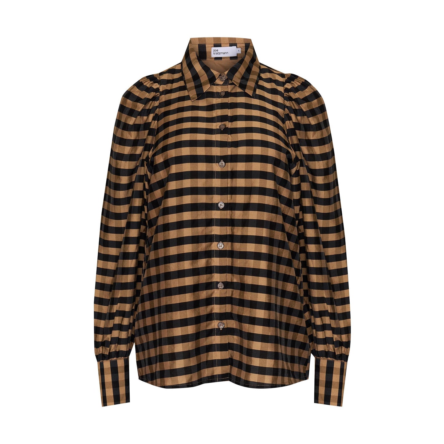 PRE ORDER Zoe Kratzmann Mirage Top - Toffee Check