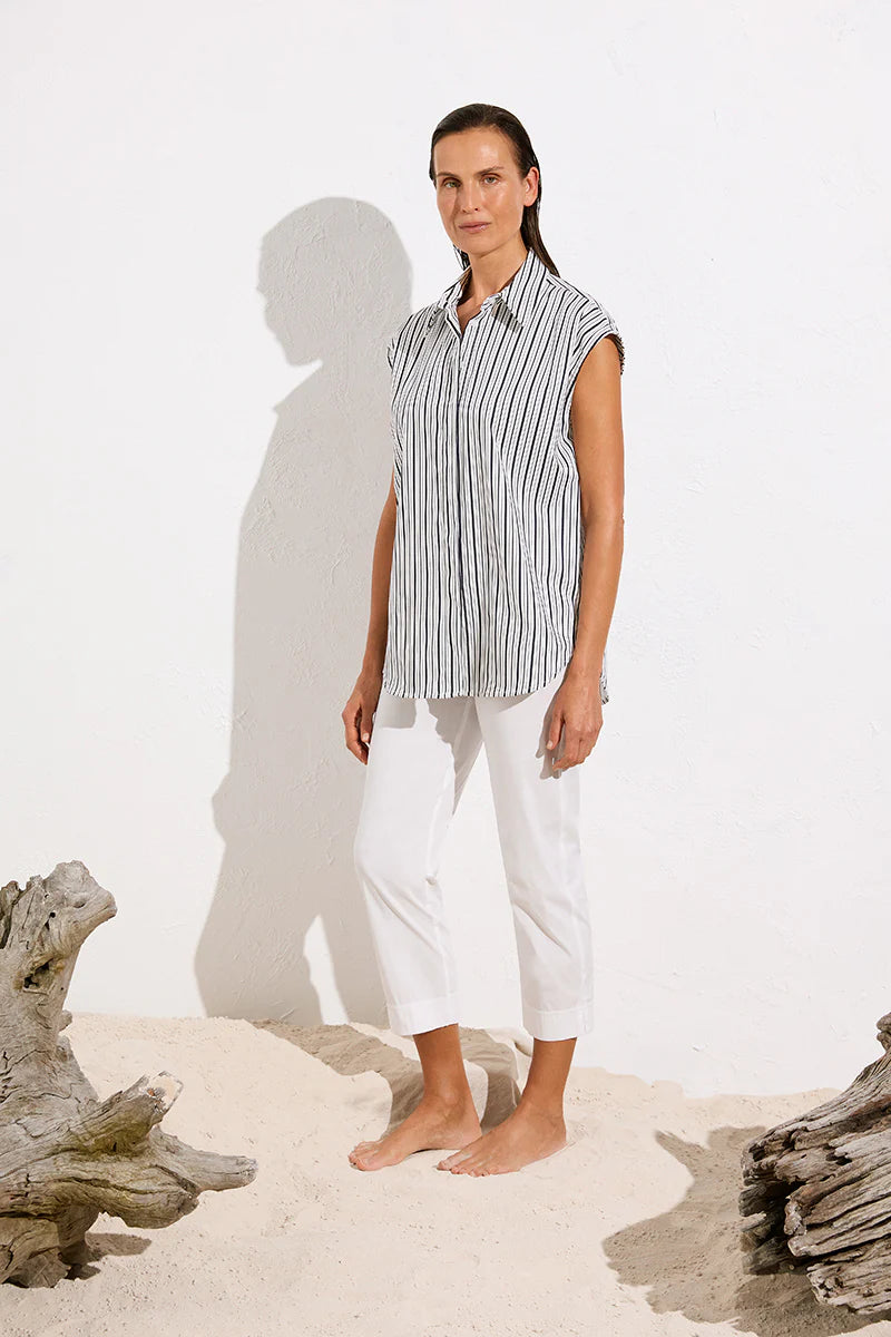 Mela Purdie Slice Shirt F729 8501 - CALICO/WHITE ONLY