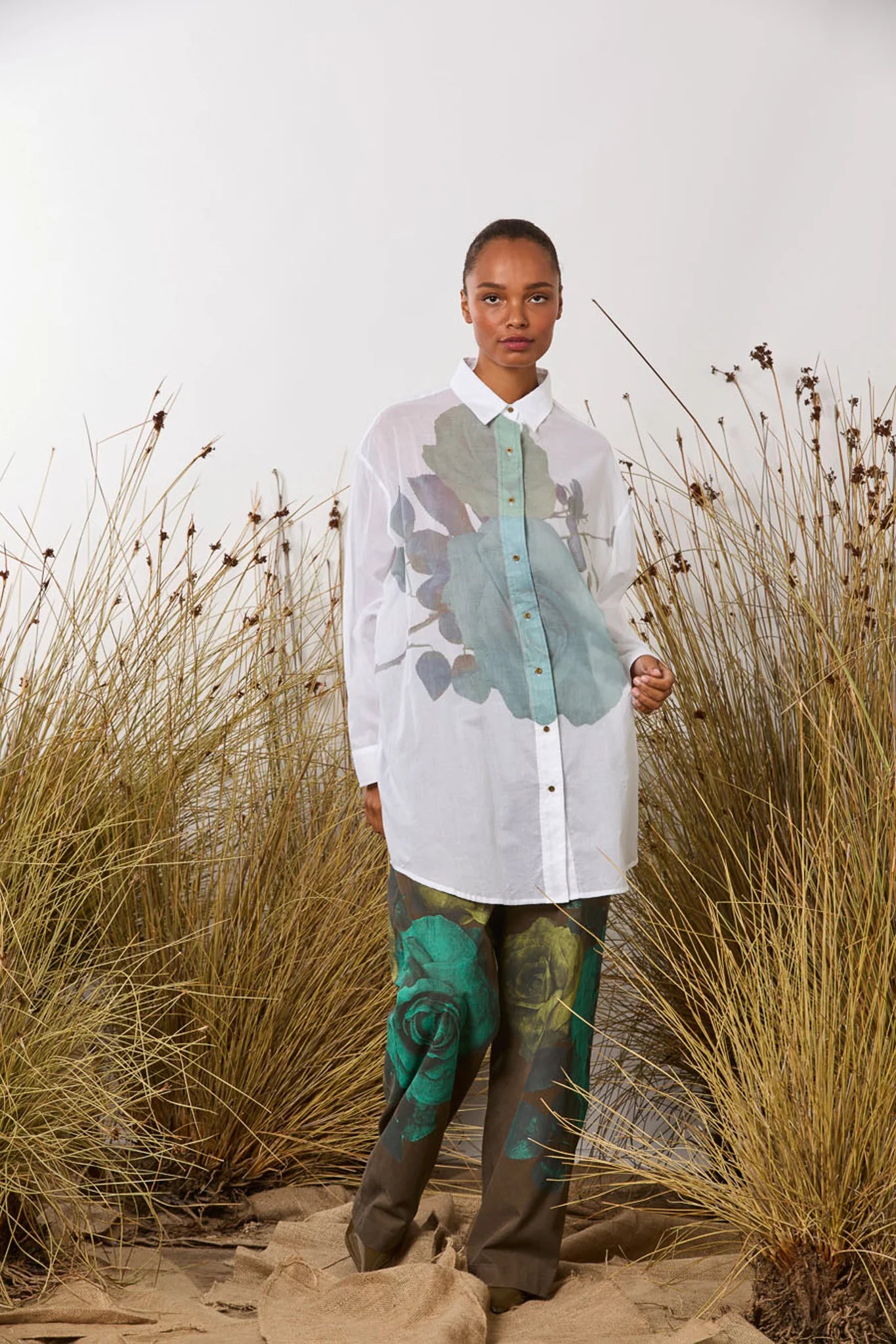 Maud Dainty Cat’s Meow Shirt - White
