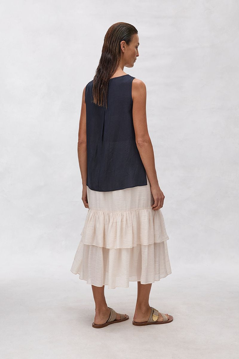 Mela Purdie Vapour Skirt F605 5807 - Nougat