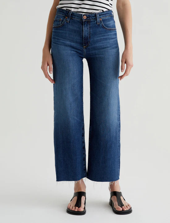 AG Jeans Saige Wide Leg Crop - Plume