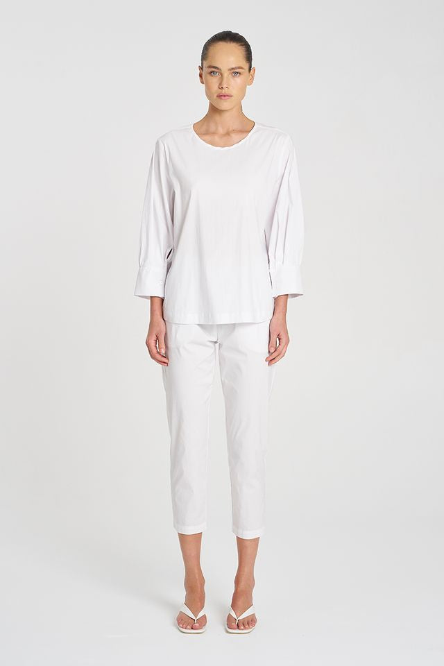 SEPTEMBER PRE ORDER Mela Purdie Nomad Pant F65 1478 - WHITE