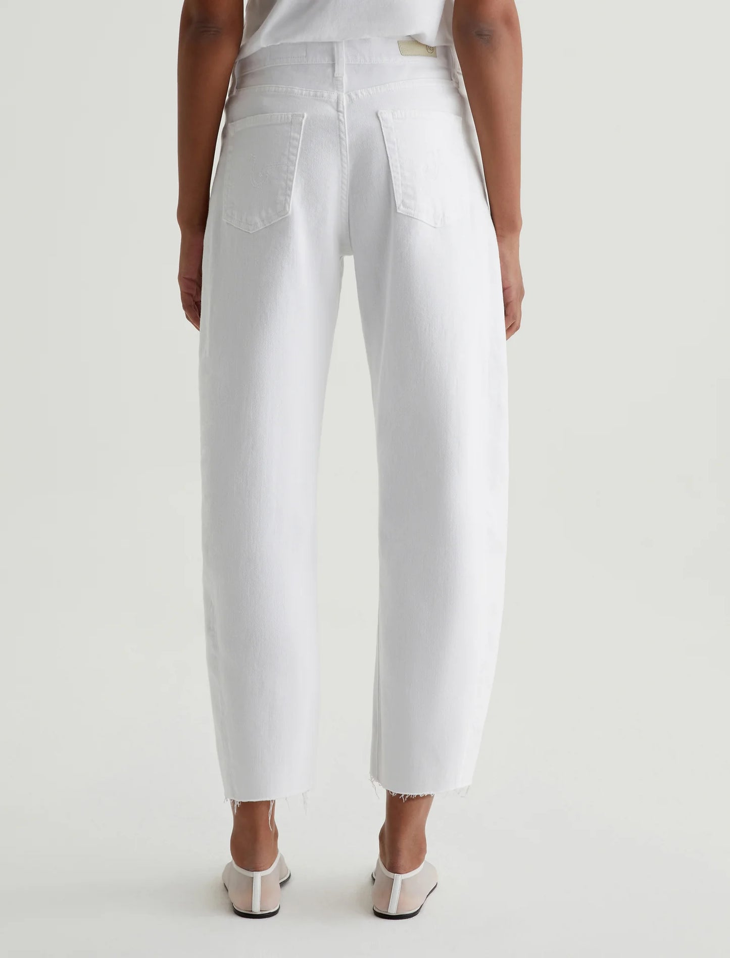 AG Jeans Hattie Crop - Gallery White