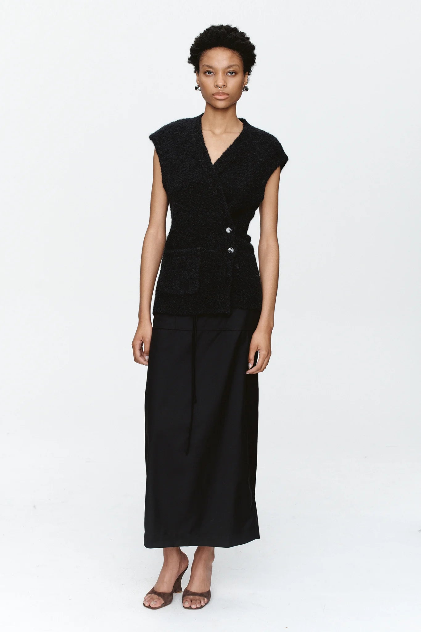 MARLE Bonita Vest Black