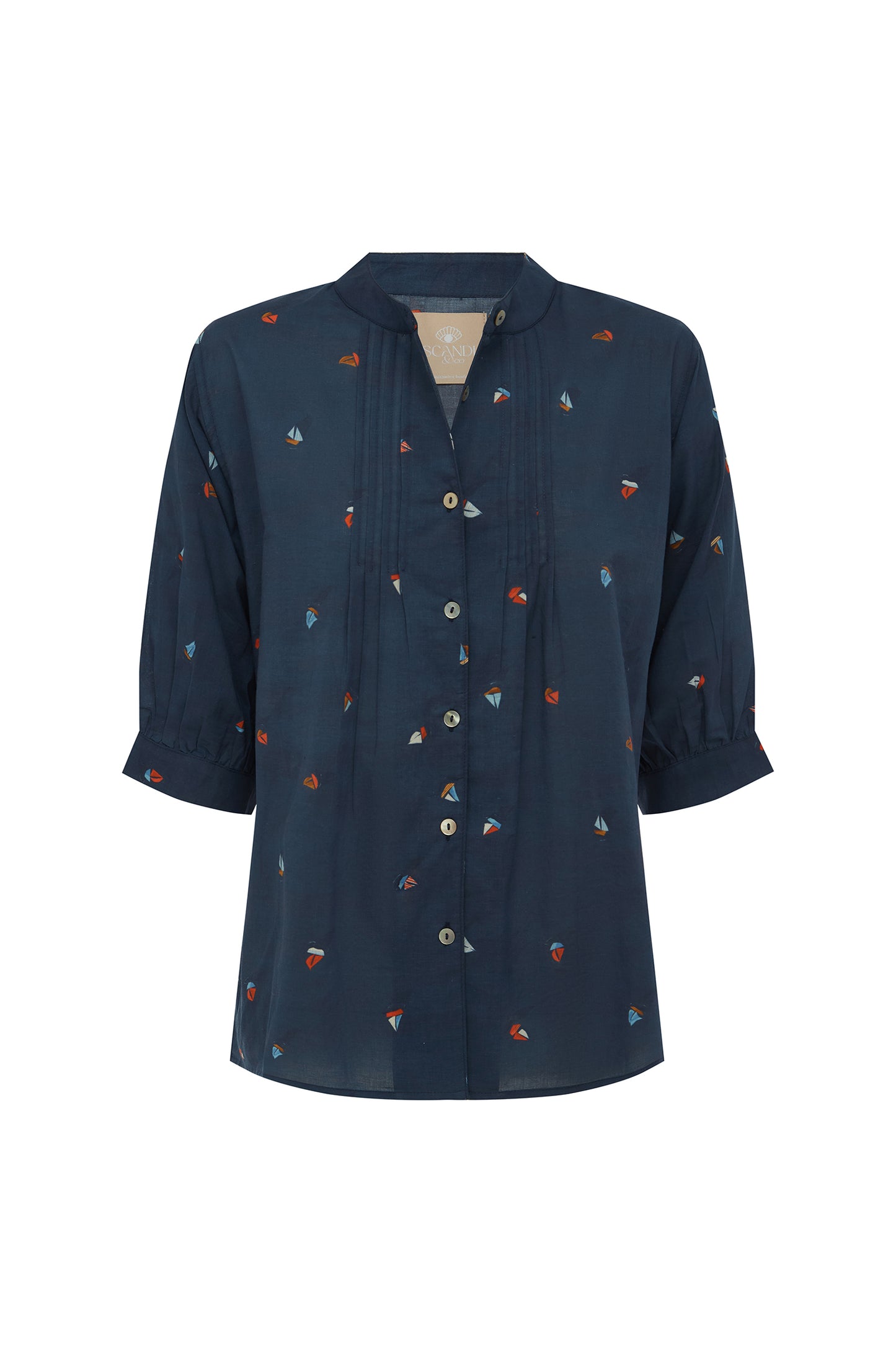 Scandi & Co Amelia Shirt - Boat Print