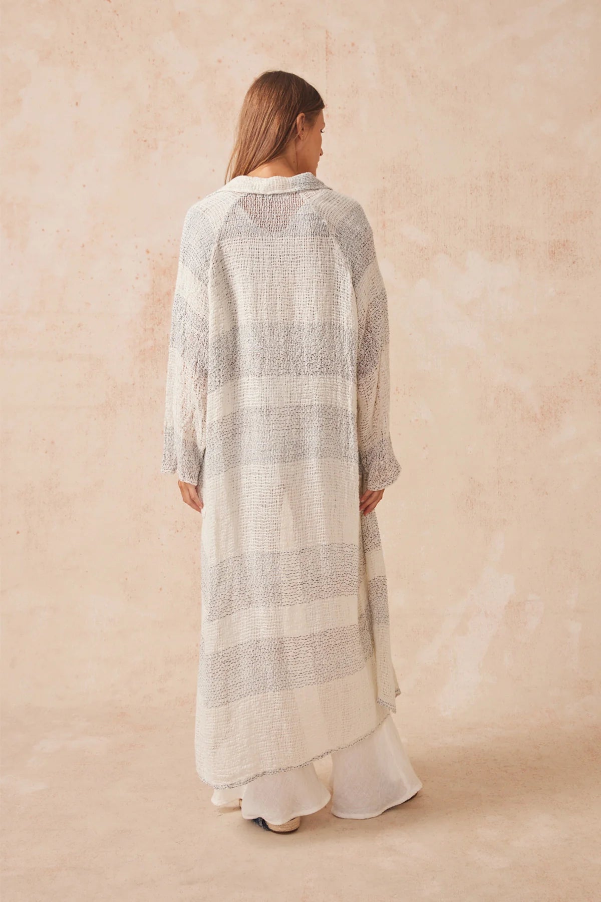 Estilo Emporio Raglan Duster Coat - Lecche Oceano