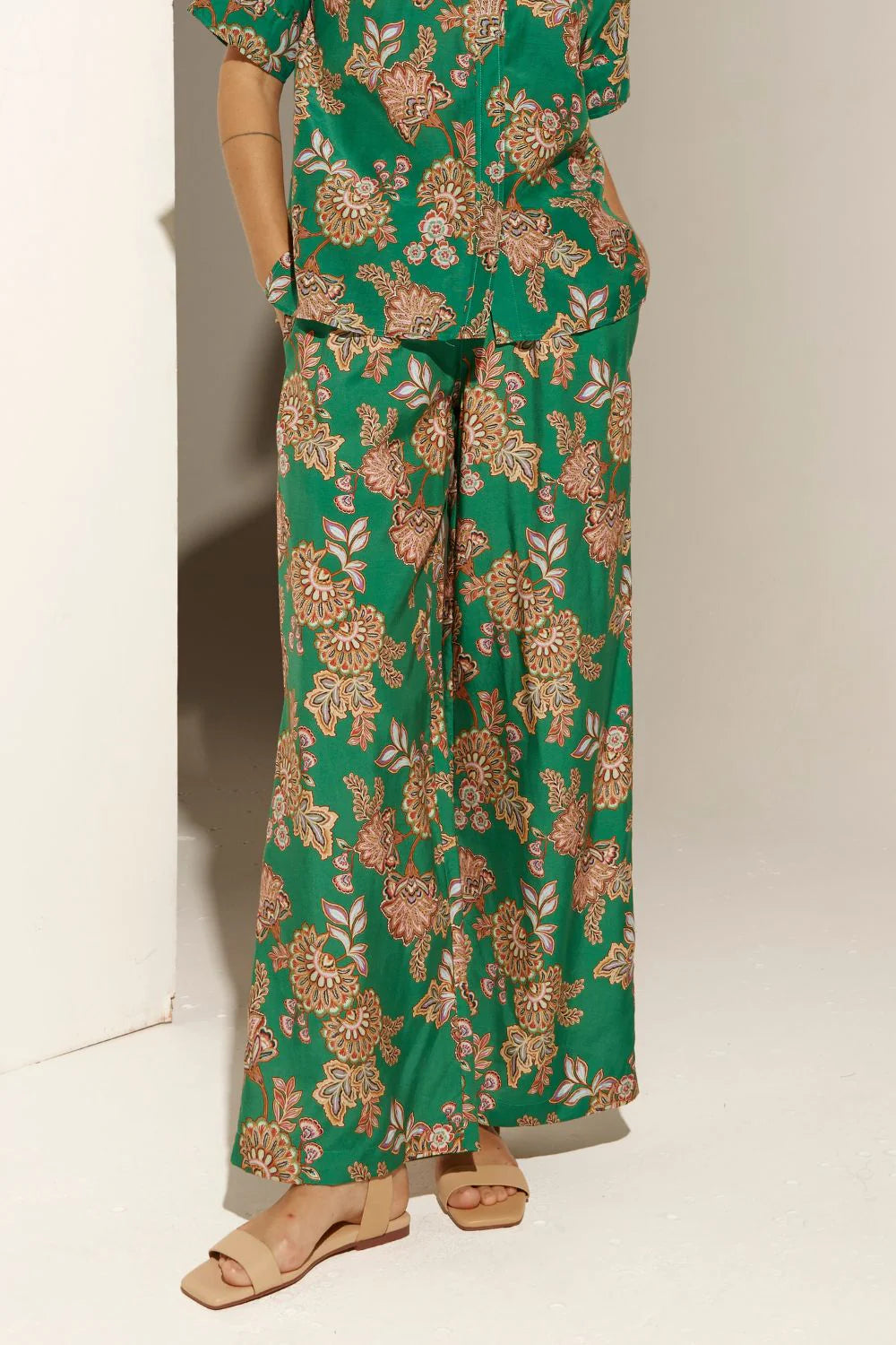 Zoe Kratzmann Breeze Pant - K’gari Palm Green