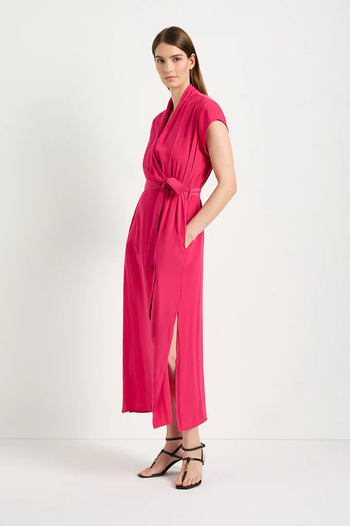 Mela Purdie Roll Front Dress F67 3286 - Cerise OR Navy
