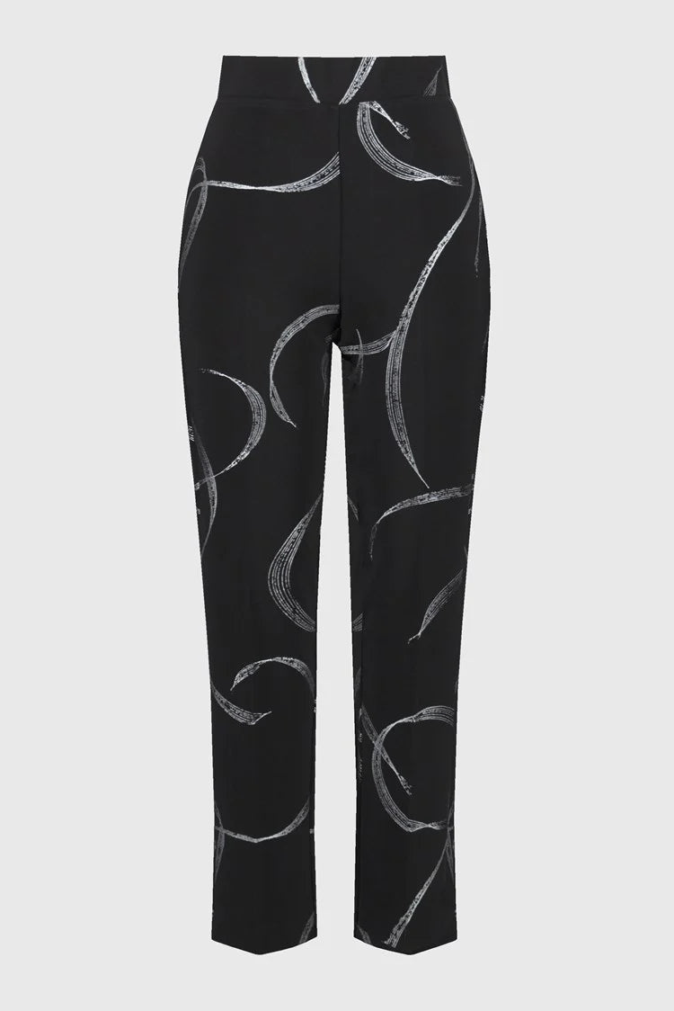 Joseph Ribkoff Silky Knit Abstract Print Pull-On Pants
244119