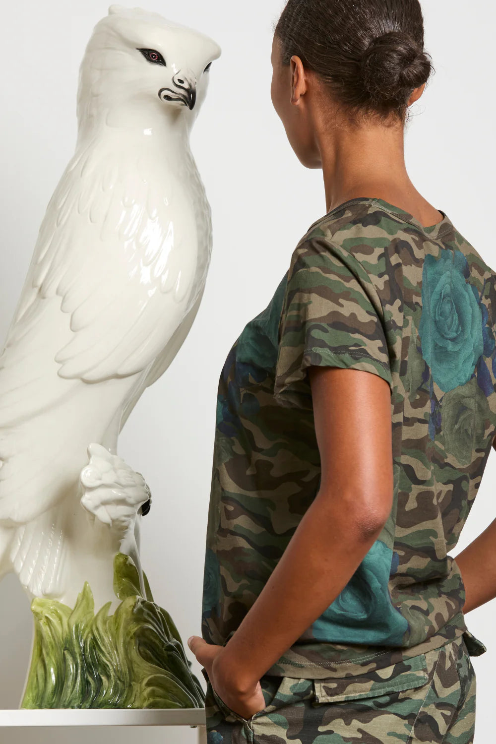 Maud Dainty Lolly Tee - Camo Rose