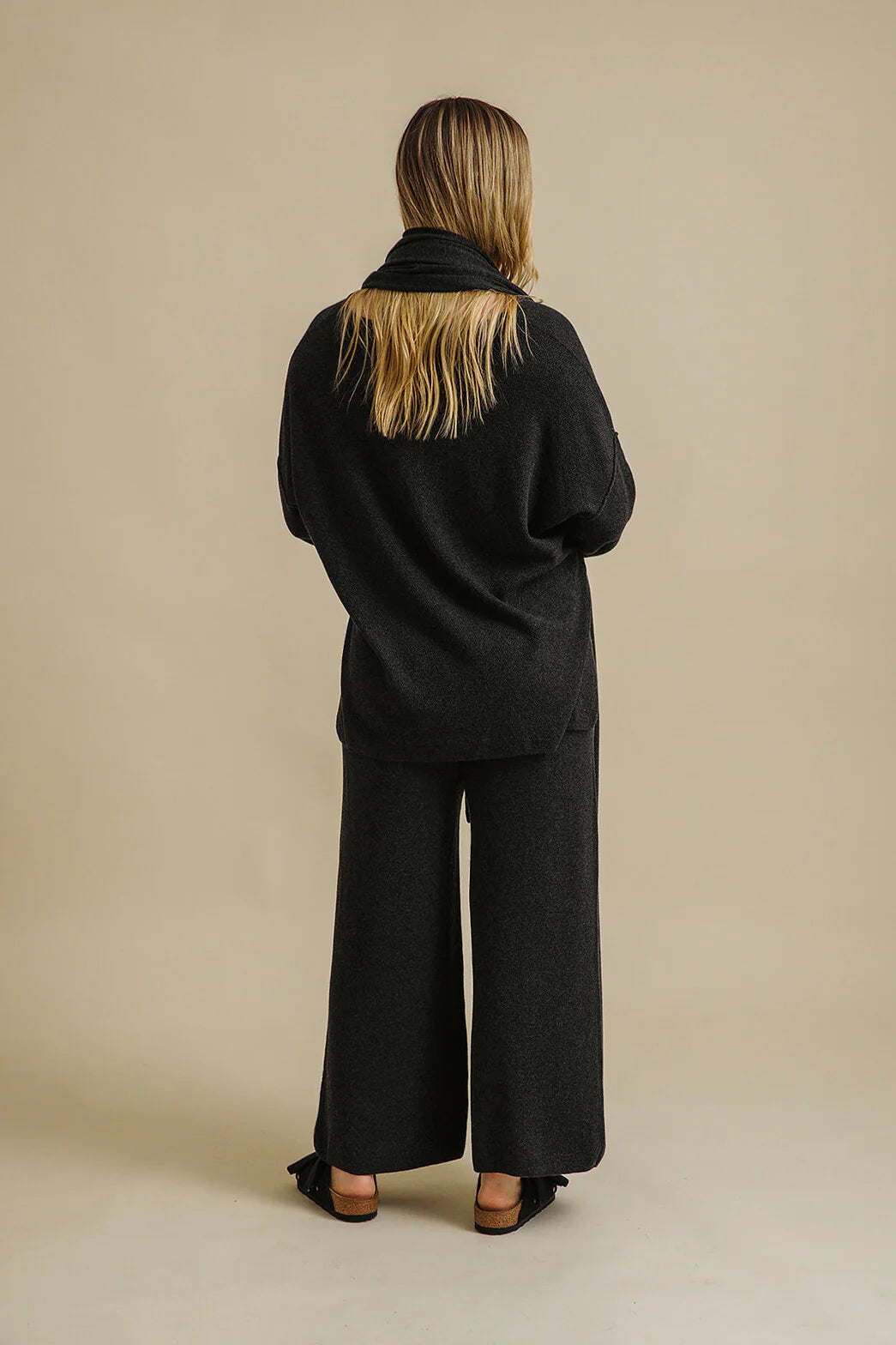 Talamaya Winter Retreat Merino Cotton Pullover - Ghost Grey