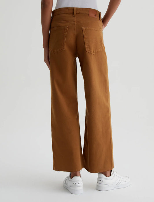 AG Jeans Saige Wide Leg Crop - Caramel