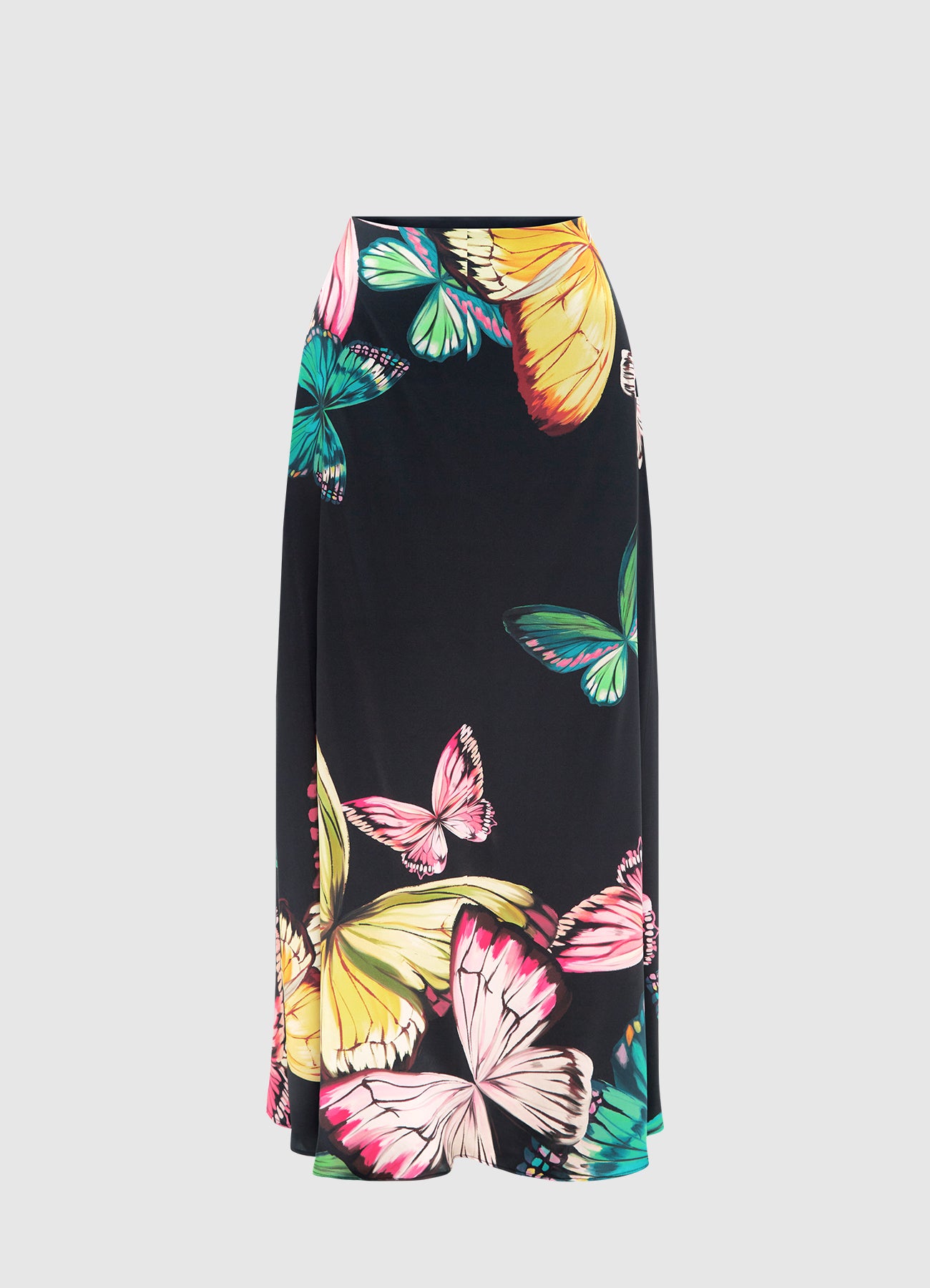 Leo Lin Camila Maxi Skirt - Papillon Print in Black