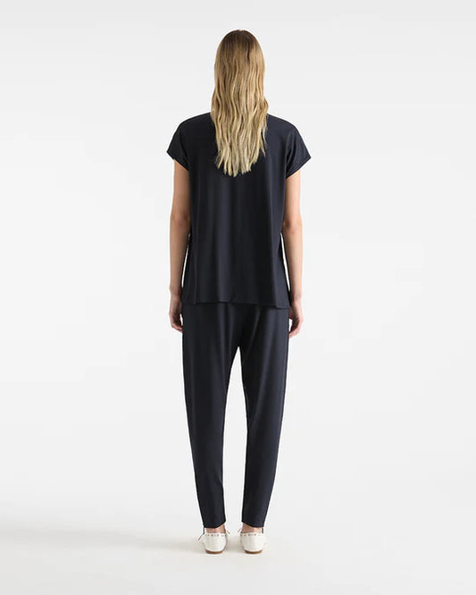 Mela Purdie Zip Stiletto Pant F01 1437 - French Navy