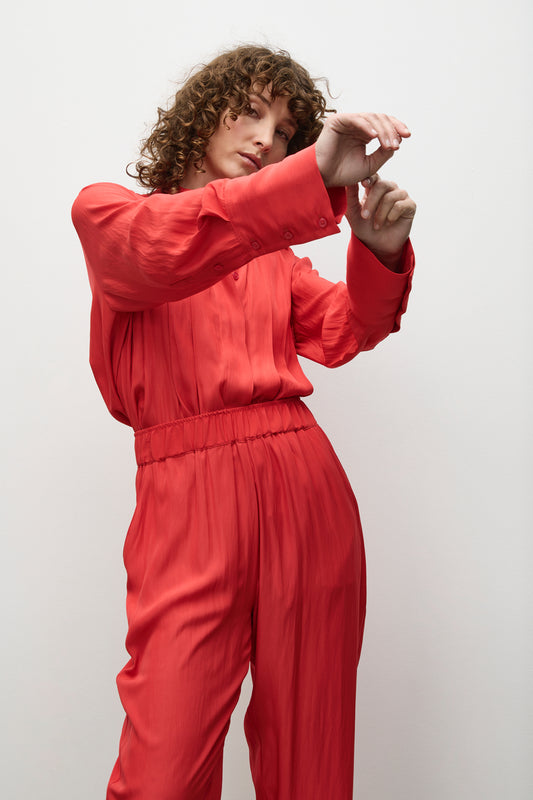 Mela Purdie Smooth Pleat Blouse F67 8511