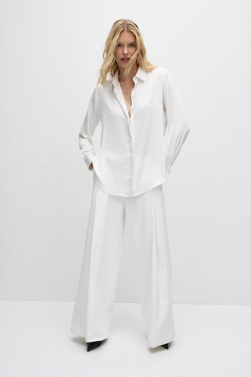 Mela Purdie Soft Shirt F608 2822 - IVORY