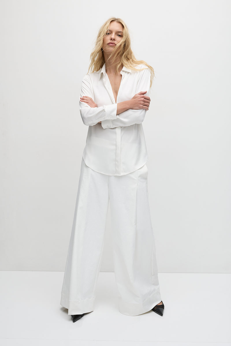 Mela Purdie Soft Shirt F608 2822 - IVORY