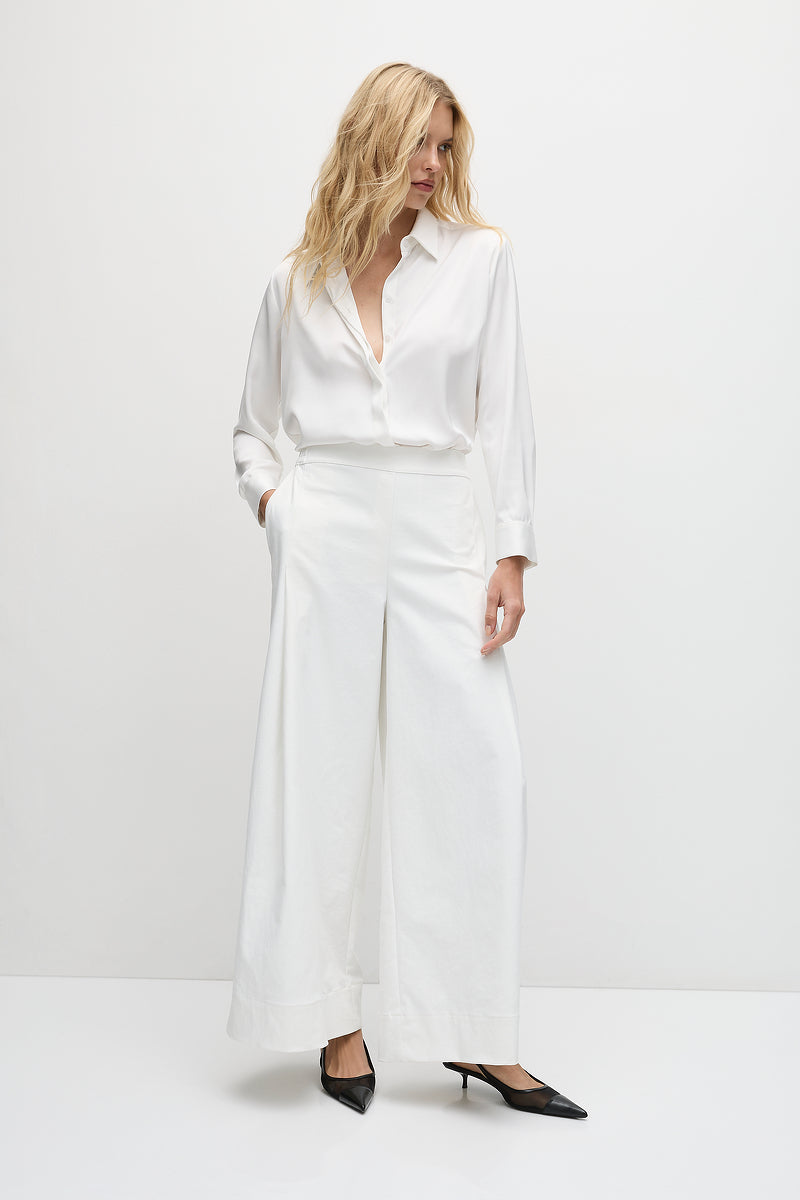 Mela Purdie Soft Shirt F608 2822 - IVORY
