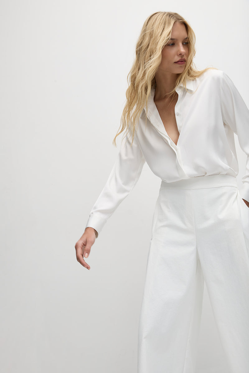 Mela Purdie Soft Shirt F608 2822 - IVORY