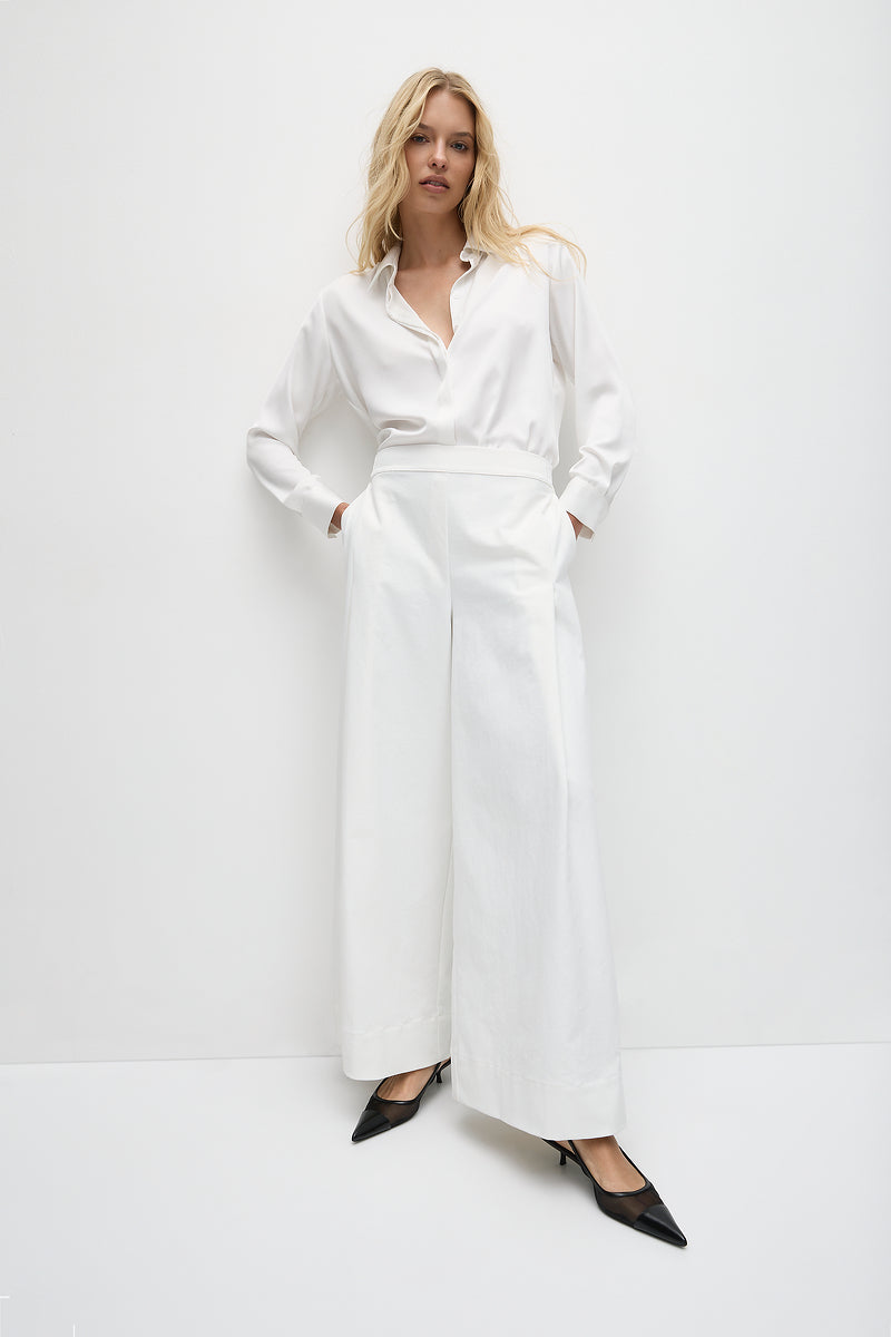 Mela Purdie Soft Shirt F608 2822 - IVORY