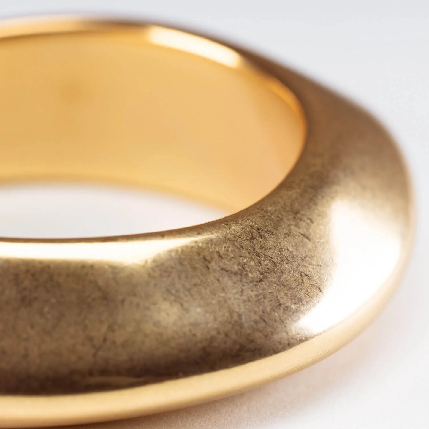 Vanessa Baroni New Edge Bangle - Vintage Gold