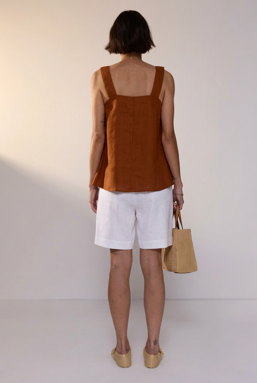 POL Clothing Onda Short - White