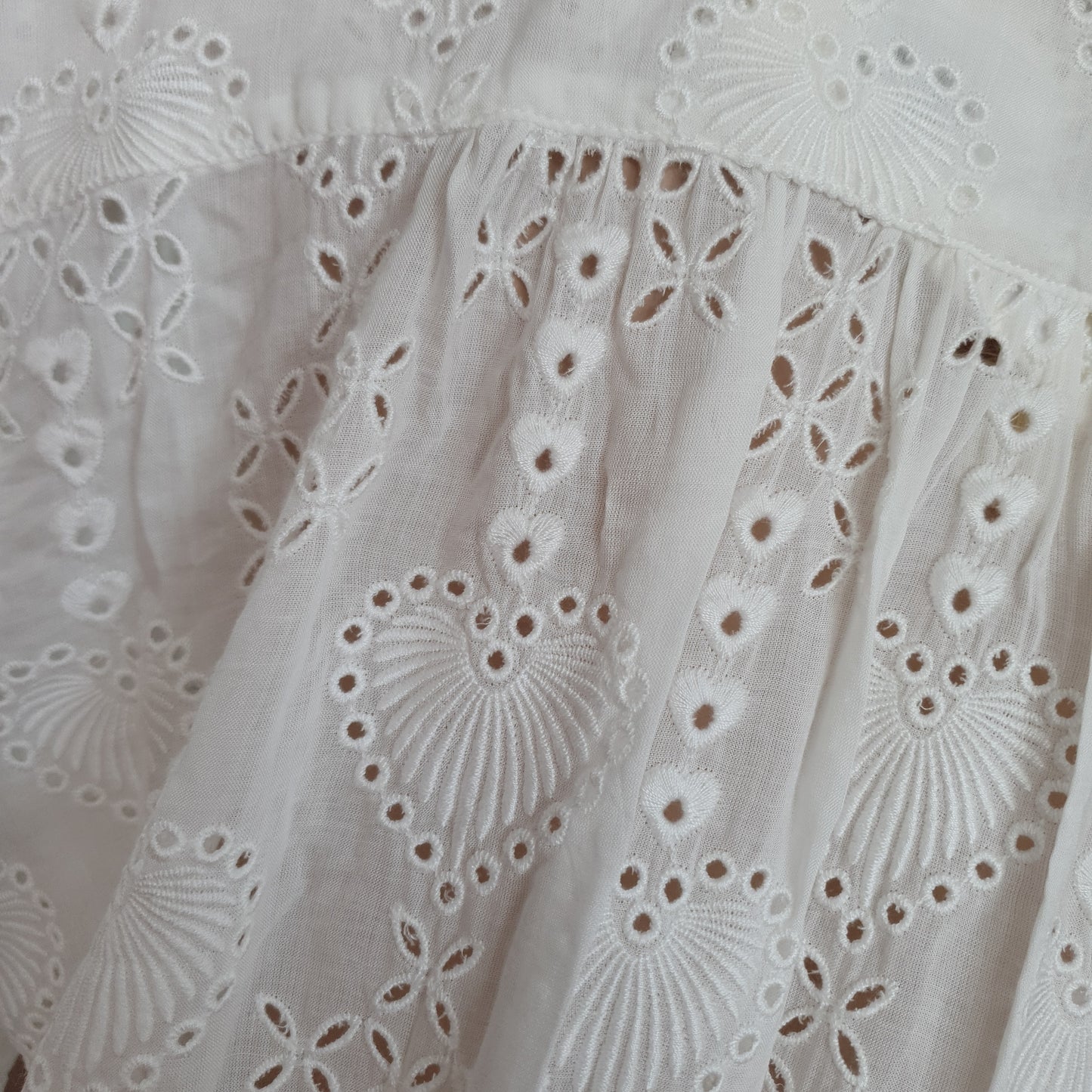 Johnny Was Maeve Button Down - Antique White