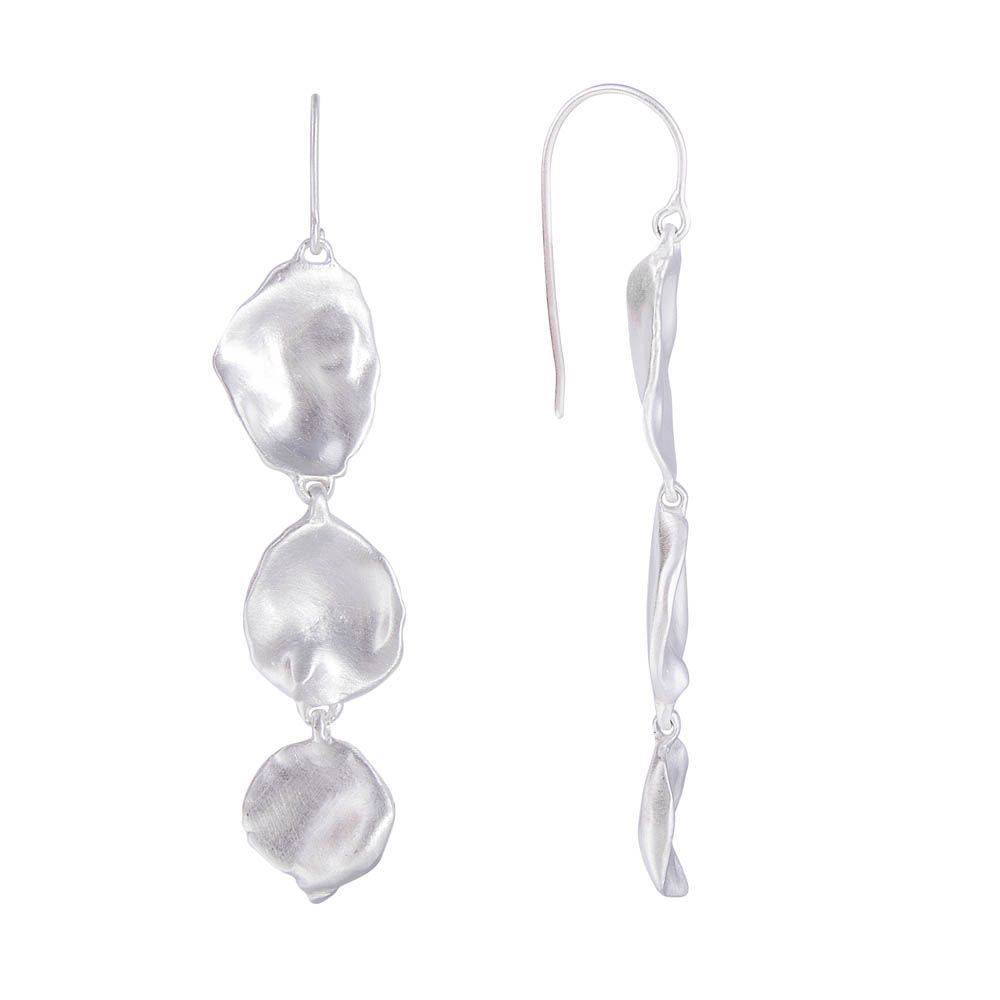 Fairley Silver Seashell Drops