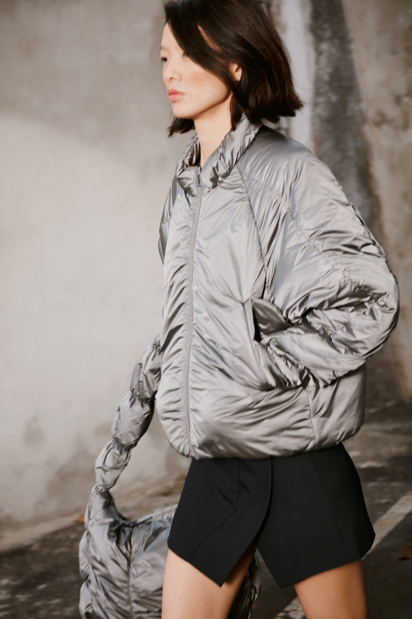 Rabens Saloner Tracy Jacket - Silver Grey