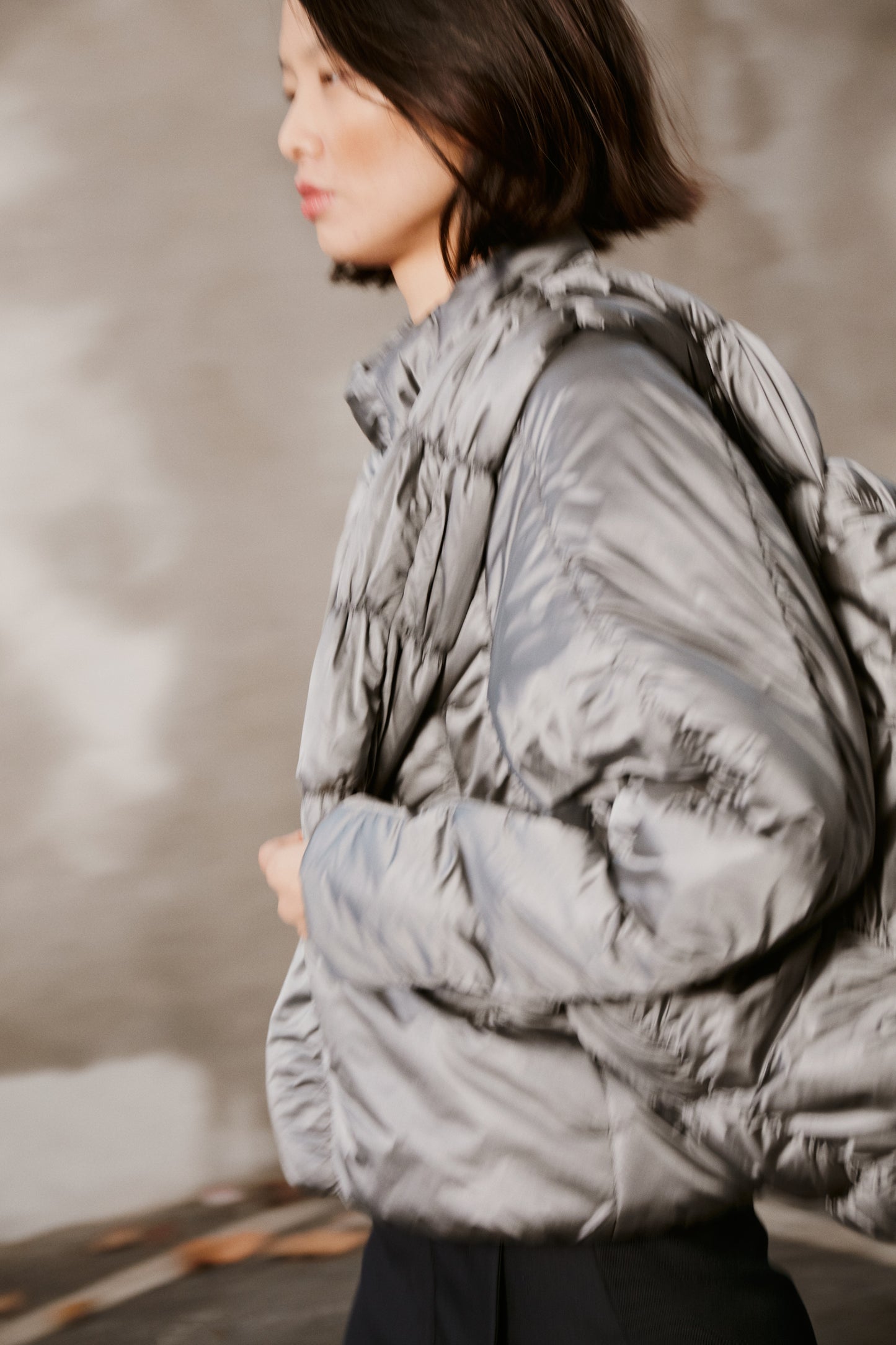 Rabens Saloner Tracy Jacket - Silver Grey
