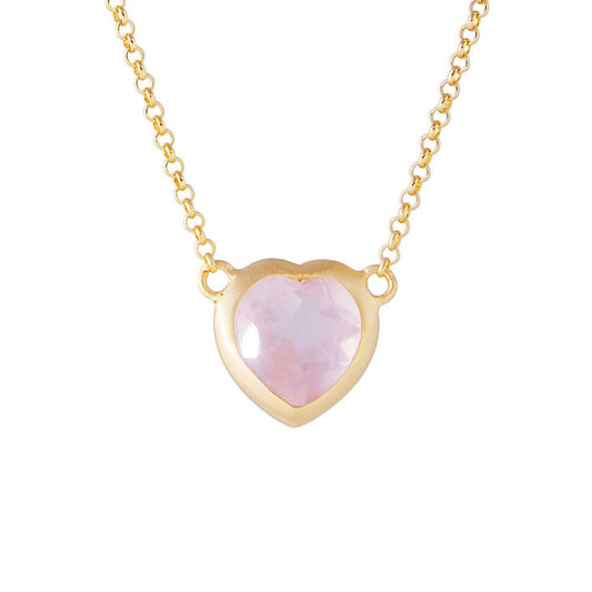 Fairley Rose Quartz Love Necklace