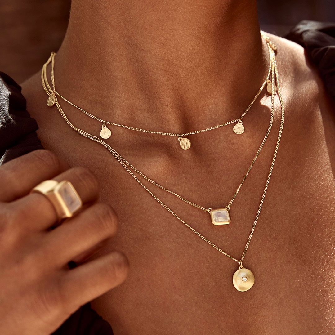 Fairley Savannah Charm Necklace - Gold