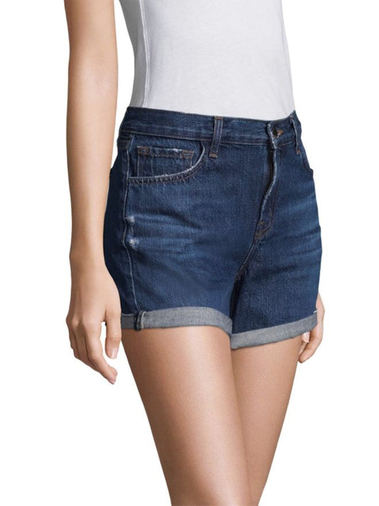 J Brand Johnny Mid-Rise Rolled Short in Doubletake