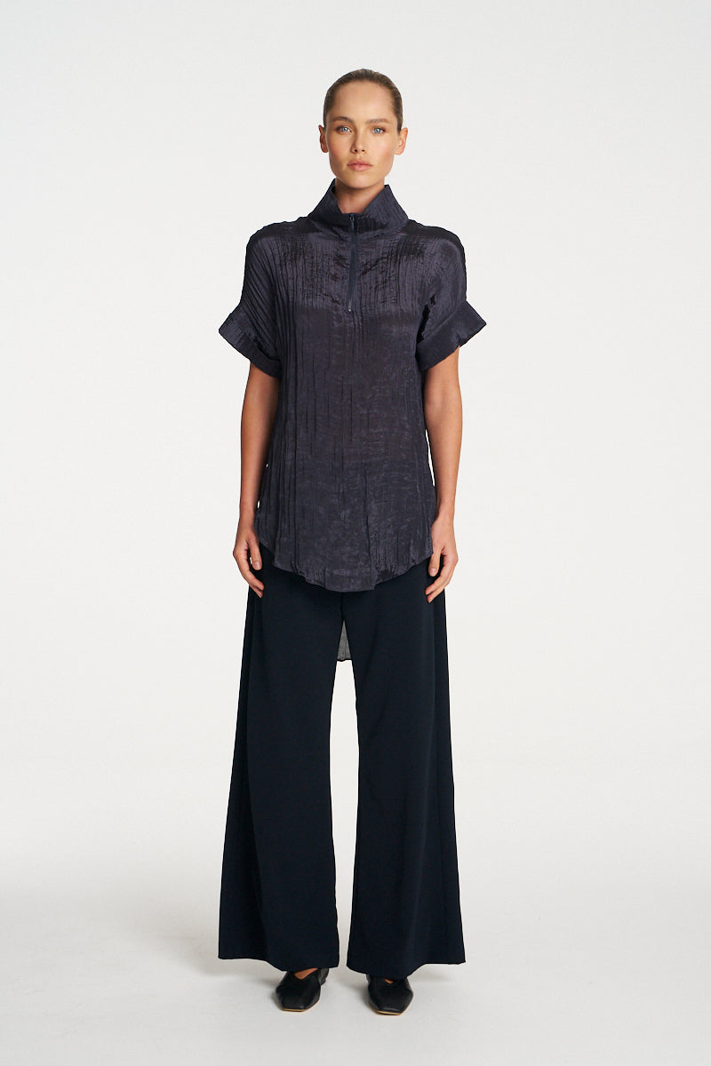 Mela Purdie Funnel Tunic F620 8964 - SAPPHIRE