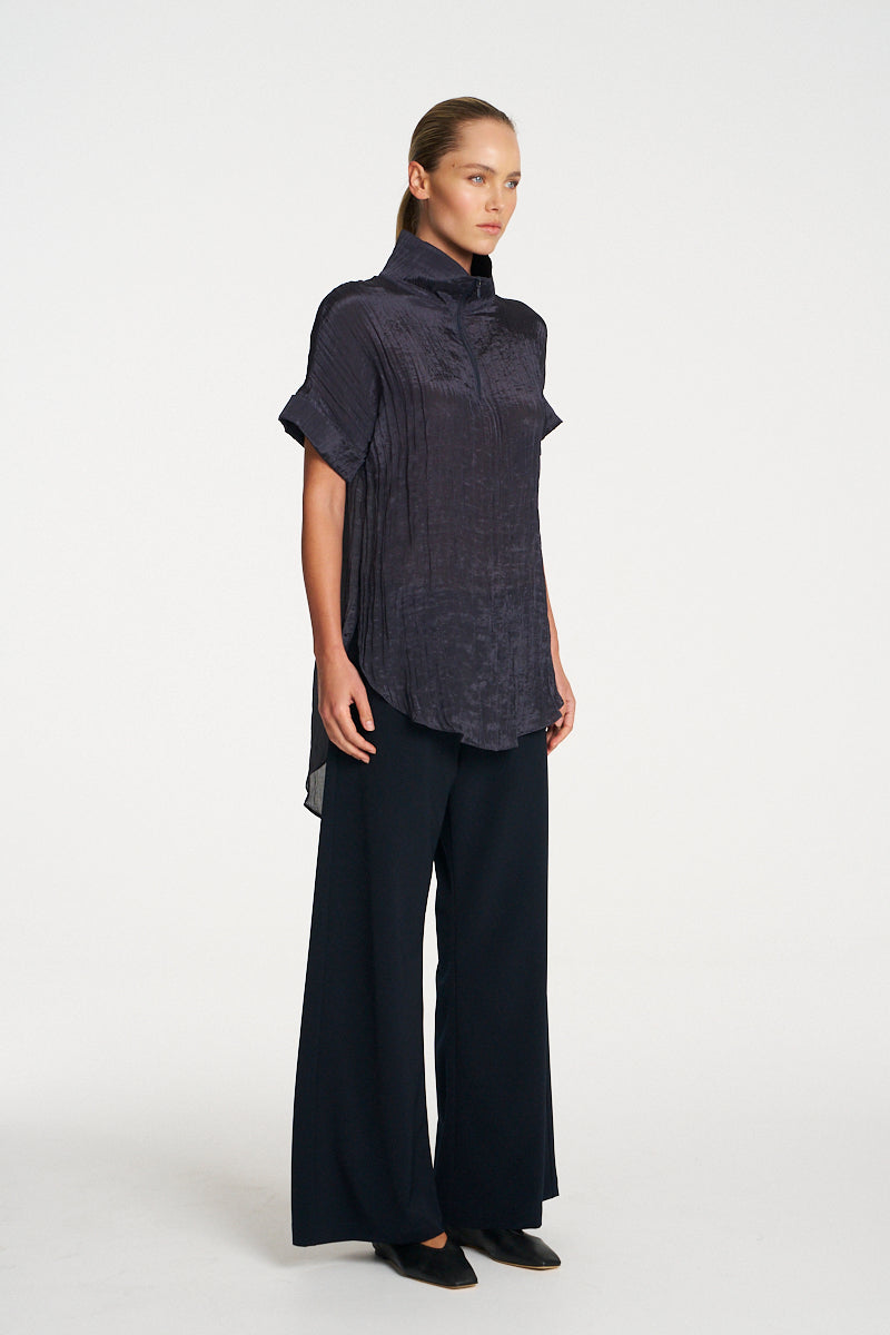 Mela Purdie Funnel Tunic F620 8964 - SAPPHIRE