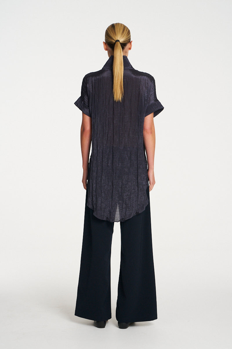 Mela Purdie Funnel Tunic F620 8964 - SAPPHIRE