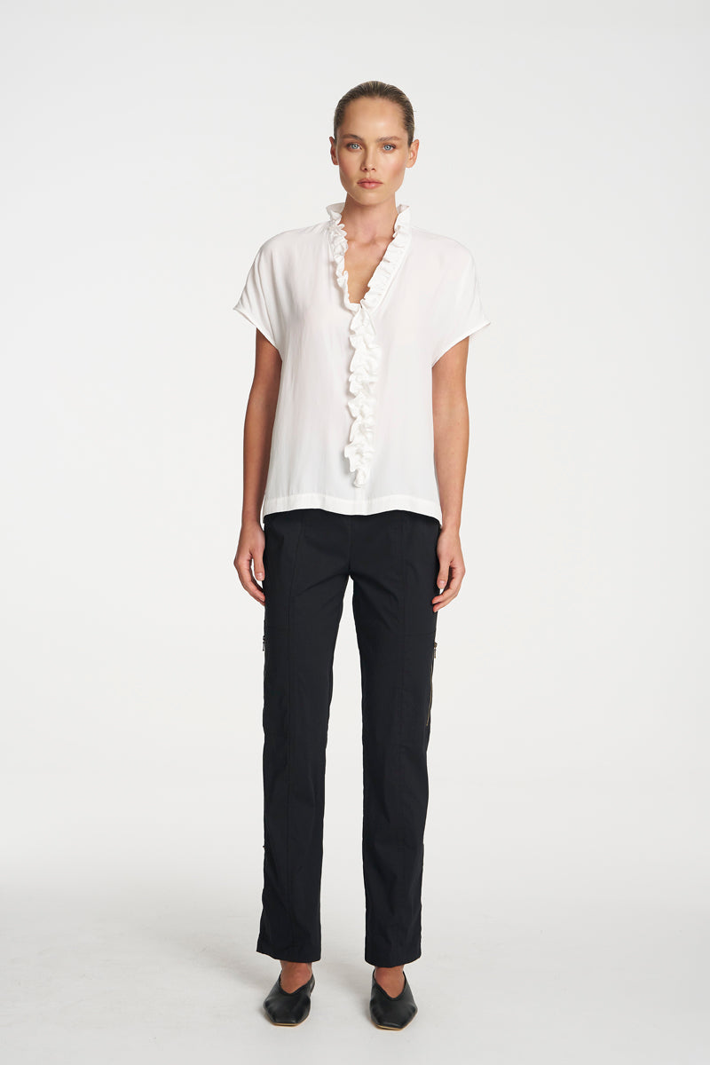 Mela Purdie Lariat Shell F67 8986 - WHITE