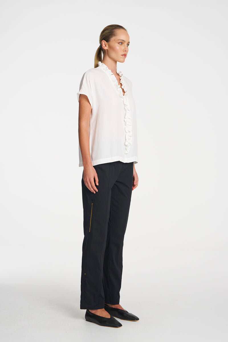 Mela Purdie Lariat Shell F67 8986 - WHITE