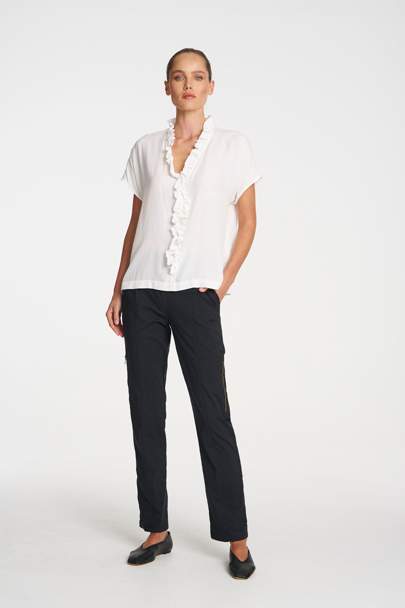Mela Purdie Lariat Shell F67 8986 - WHITE