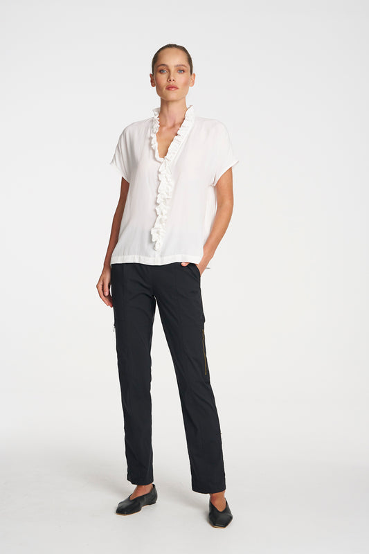 Mela Purdie Lariat Shell F67 8986 - WHITE