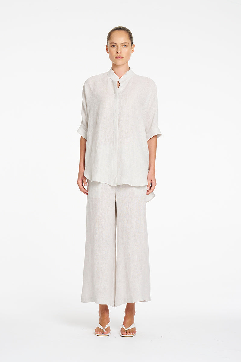 SEPTEMBER PRE ORDER Mela Purdie Villa Overshirt F418 8801 - Shale